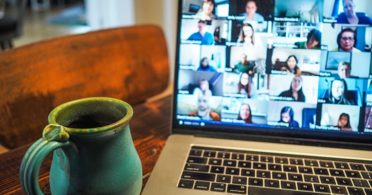 Virtual celebration with gift list sharing on screen
